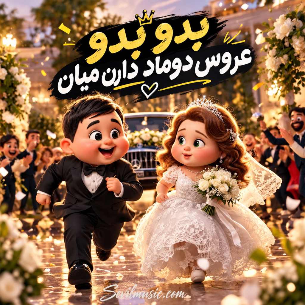 دانلود آهنگ بدو بدو عروس دوماد دارن میان